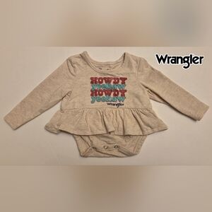'Wrangler' Baby Girl Western Body Suit